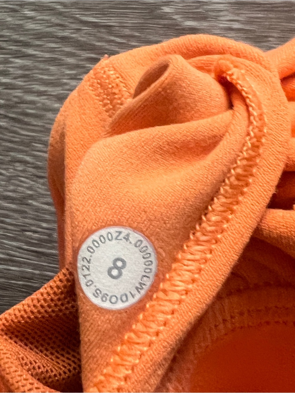 Lululemon Orange Soda Align Cropped Bra Tank Top- Women - Picture 8 of 8